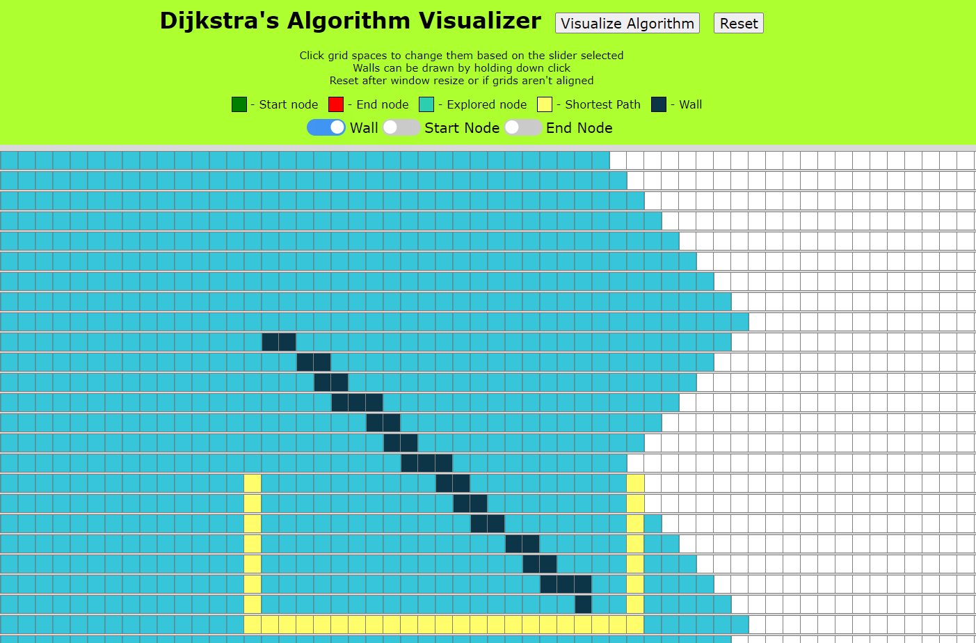 Algorithm Visualizer Screenshot