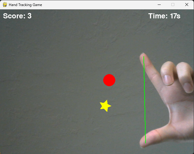 Handtracking Game Screenshot